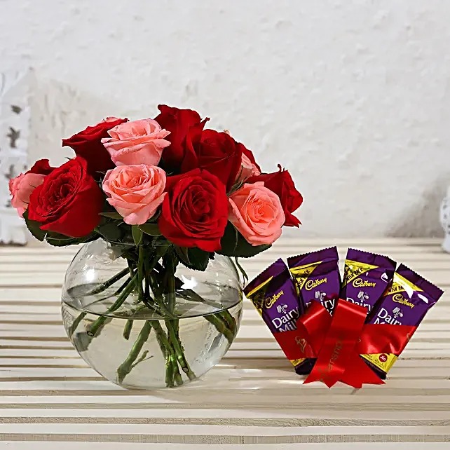 Mix Roses With Dairy Milk
